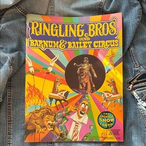 Vintage 1973 Ringling Bros Barnum & Bailey Circus Program